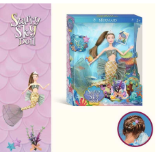 Лялька SK 050 (48/2) “Русалонька“, висота 31см, корона, зажимчик для волосся, знімний одяг та взуття, в коробці