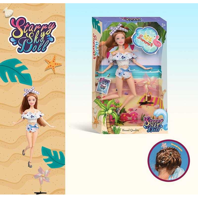 Лялька SK 052 B (48/2) 30 см, шарнірні суглоби, аксесуари, знімне взуття, в коробці