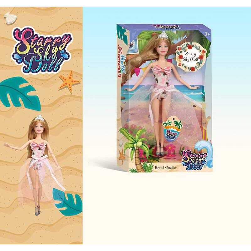 Лялька SK 053 C (48/2) 30 см, шарнірні суглоби, знімне взуття, в коробці