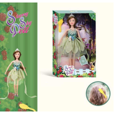 Лялька SK 054 (72/2) висота 30 см, діадема, щітка для волосся, в коробці