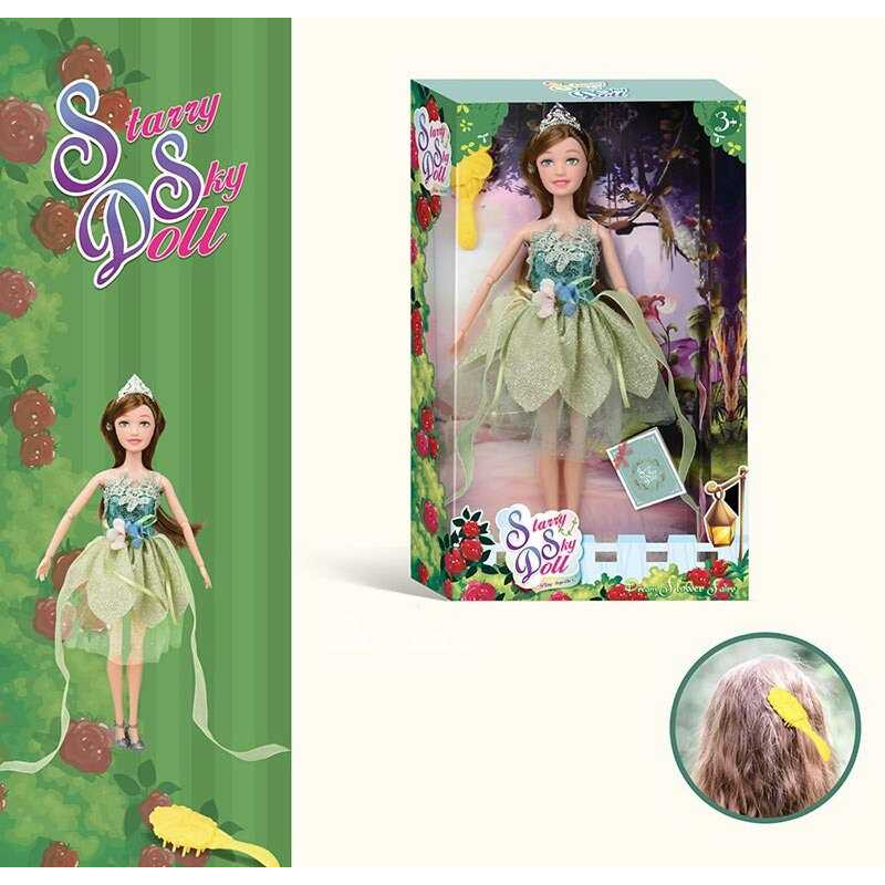 Лялька SK 054 (72/2) висота 30 см, діадема, щітка для волосся, в коробці