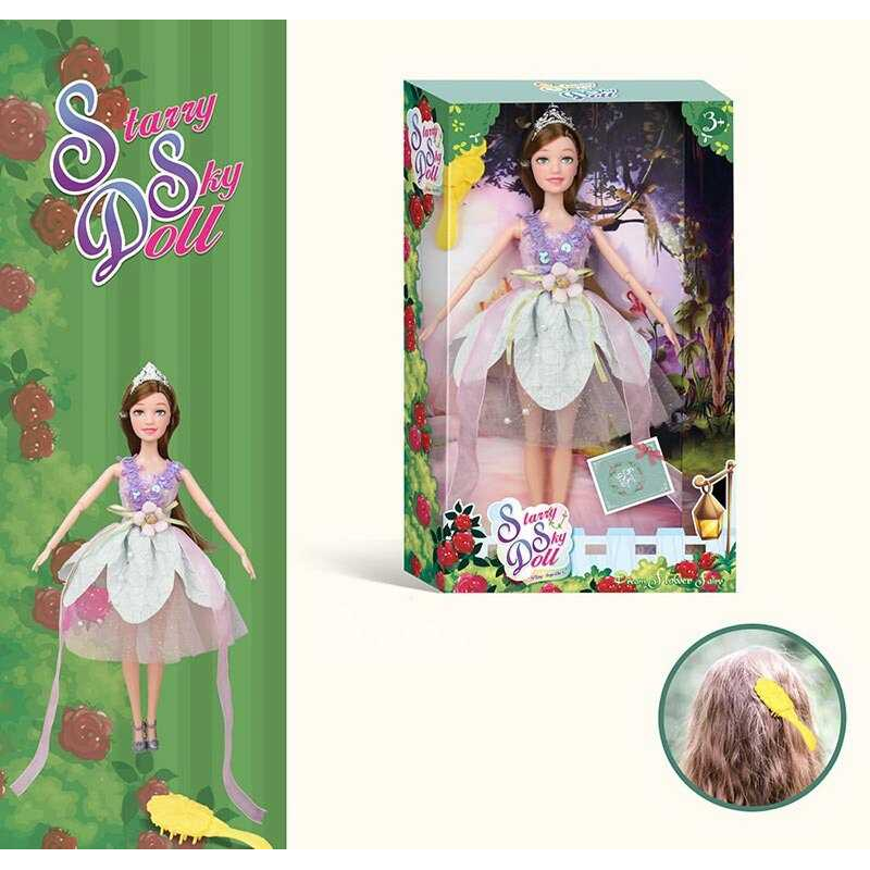 Лялька SK 054 C (72/2) висота 30 см, діадема, щітка для волосся, в коробці