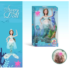 Лялька SK 055 B (72/2) висота 30 см, взуття, прикраса, гребінець, в коробці