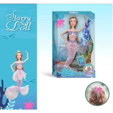 Лялька SK 055 D (72/2) висота 30 см, взуття, прикраса, гребінець, в коробці