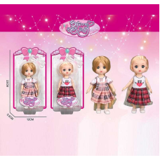 Лялька SK 095 A (144/2) 2 види, висота: 16 см, імітація скляних очей, шарнірні суглоби, на листі