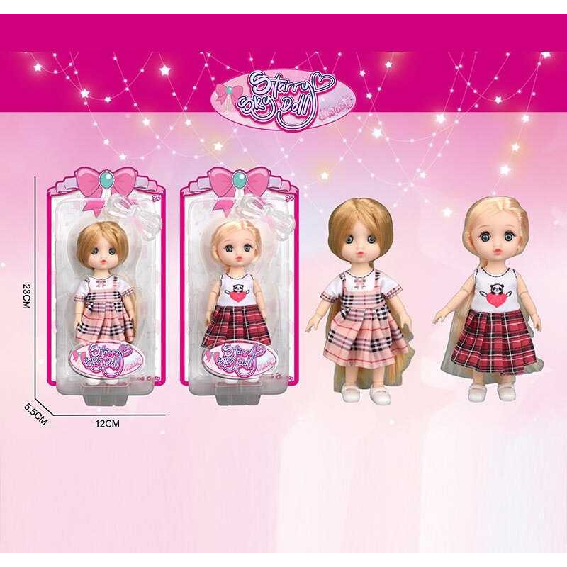 Лялька SK 095 A (144/2) 2 види, висота: 16 см, імітація скляних очей, шарнірні суглоби, на листі