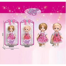Лялька SK 096 A (144/2) 2 види, висота: 16 см, імітація скляних очей, шарнірні суглоби, на листі