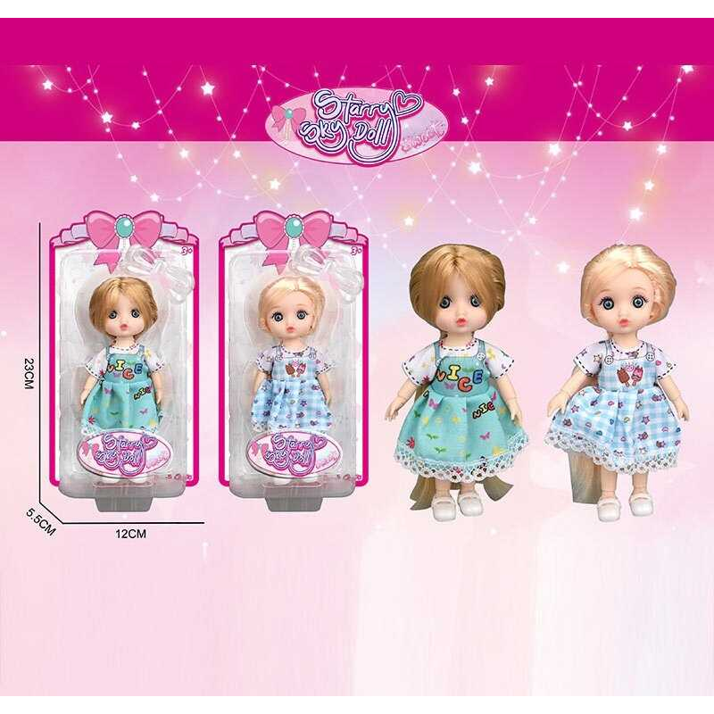 Лялька SK 096 B (144/2) 2 види, висота: 16 см, імітація скляних очей, шарнірні суглоби, на листі