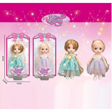 Лялька SK 096 D (144/2) 2 види, висота: 16 см, імітація скляних очей, шарнірні суглоби, на листі