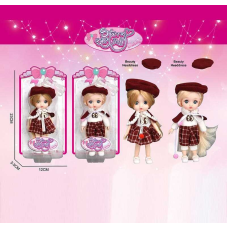 Лялька SK 099 A (144/2) 2 види, висота: 16 см, імітація скляних очей, шарнірні суглоби, на листі
