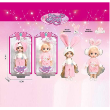 Лялька SK 099 D (144/2) 2 види, висота: 16 см, імітація скляних очей, шарнірні суглоби, на листі