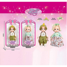 Лялька SK 100 C (144/2) 2 види, висота: 16 см, імітація скляних очей, шарнірні суглоби, на листі