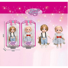 Лялька SK 103 A (144/2) 2 види, висота: 16 см, імітація скляних очей, шарнірні суглоби, на листі