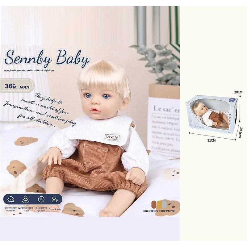 Лялька SNB 222 L (36) висота: 31 см, знімний одяг, рухливі кінцівки, в коробці