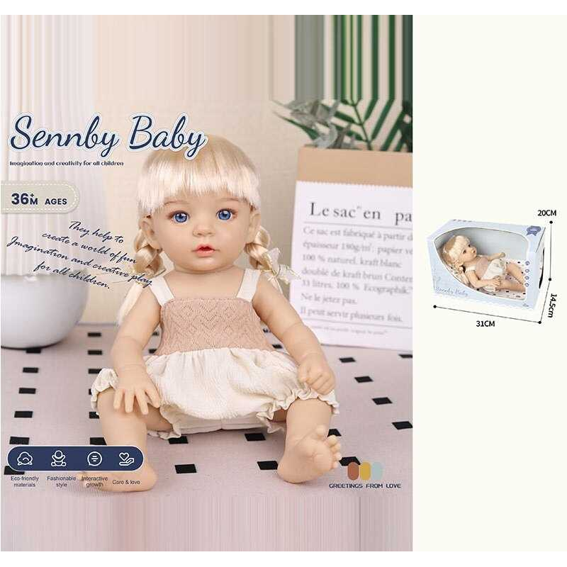 Лялька SNB 222 O (36) висота: 31 см, знімний одяг, рухливі кінцівки, в коробці 