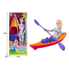 Лялька ST 55669-9 (120/2) висота 30 см, каяк з веслом, в коробці