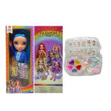 Лялька TK 2026 (72/2) висота 32см, пісня англійською, знімний одяг та взуття,накладні нігті, каблучка, заколка, резинка, блиск для губ, в коробці