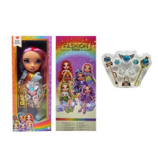 Лялька TK 2035 (72/2) висота 32см, пісня англійською, знімний одяг та взуття, 2 чарівні палички, сумочка, пара сережок, в коробці