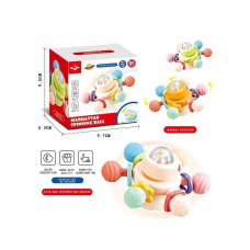 Брязкальце-спінер 6086 E (400/2) гумові прорізувачі, присоска, в коробці