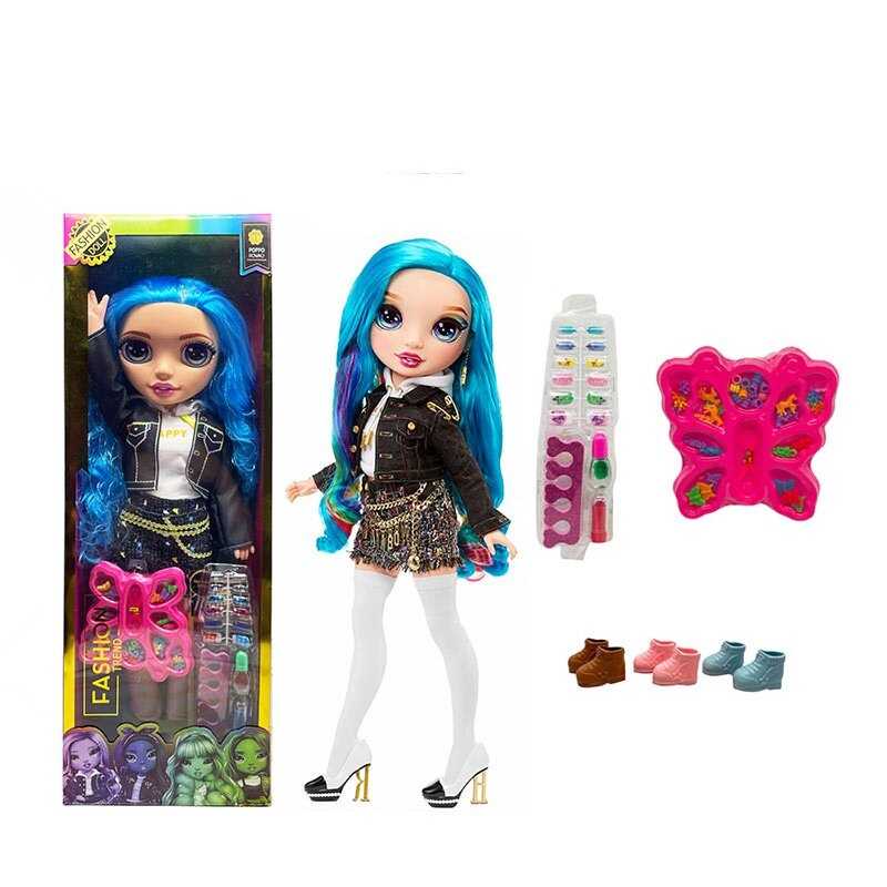 Лялька TK 2339 (24/2) висота 57см, рухливі кінцівки та голова, знімний одяг та взуття, накладні нігті, лак, розділювач для пальців, бальзам для губ, в коробці