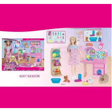 Лялька WG 165 (24/2) 30 см, аксесуари, улюбленці, меблі, в коробці