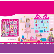 Лялька WG 189 (48/2) висота: 30 см, тваринки, аксесуари, знімний одяг, в коробці 