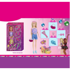 Лялька WG 192 (72/2) аксесуари, висота ляльки 30 см, в коробці