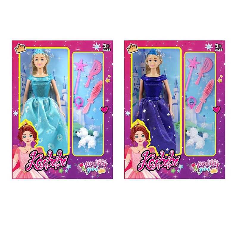 Лялька WG 221 (48/2) 2 види, висота: 30см, знімний одяг, рухомі кінцівки, аксесуари, в коробці