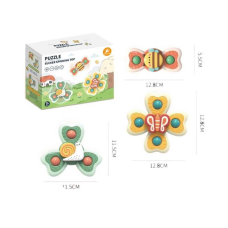 Брязкальце-спінер A 6 (60) 3 спінери, гумові елементи, рухливі кульки, в коробці