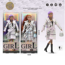 Лялька WX 256-1 (96/2) 2 види, 30 см, сумочка, шарнірні суглоби, знімний одяг, прошите волосся, в коробці