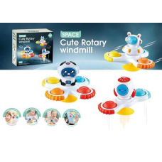 Брязкальце-спінер B 20 C (72) 3 штуки, космічні фігурки, сімпл дімпл, на присосці, в коробці