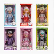 Лялька XD 112 (72/2) висота - 27 см, музичний чіп, пісня англійською мовою, аксесуари, знімний одяг, знімне взуття, рухомі елементи, в коробці, ВИДАЄТЬСЯ МІКС ВИДІВ