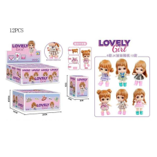 Лялька XT 105 (24) ЦІНА ЗА 12 ШТУК В БЛОЦІ, 7 см, імітація скляних очей, аксесуари, в коробці