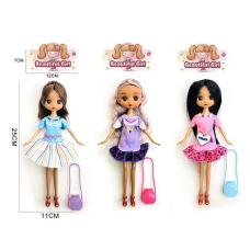 Лялька YL 610 C (360/2) 3 види, висота: 24 см, імітація скляних очей, аксесуар, взуття, в пакеті, ВИДАЄТЬСЯ ТІЛЬКИ МІКС ВИДІВ