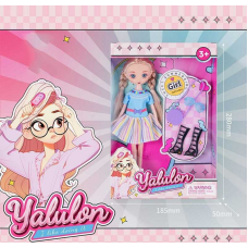 Лялька YL 611-1 (96/2) висота: 24 см, імітація скляних очей, аксесуари, взуття, в коробці