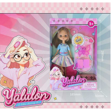 Лялька YL 611-7 (96/2) висота: 24 см, імітація скляних очей, аксесуари, взуття, в коробці