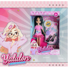 Лялька YL 611-8 (96/2) висота: 24 см, імітація скляних очей, аксесуари, взуття, в коробці