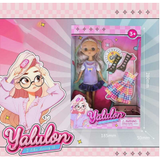 Лялька YL 611-9 (96/2) висота: 24 см, імітація скляних очей, аксесуари, взуття, в коробці