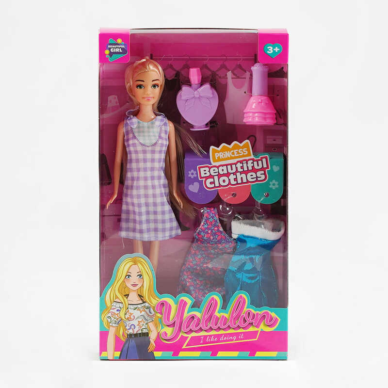 Лялька YL 820-2 (72/2) сукні, аксесуари, висота 30 см, в коробці Лялька YL 820-2 (72/2) сукні, аксесуари, висота 30 см, в коробці