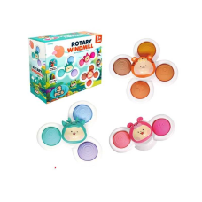 Брязкальце-спінер HB-TL 01 (72) 3 штуки, на присосках, pop it, в коробці