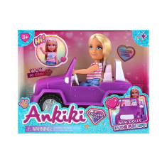 Лялька з аксесуарами 606013 (48) висота ляльки - 13 см, машинка, в коробці 