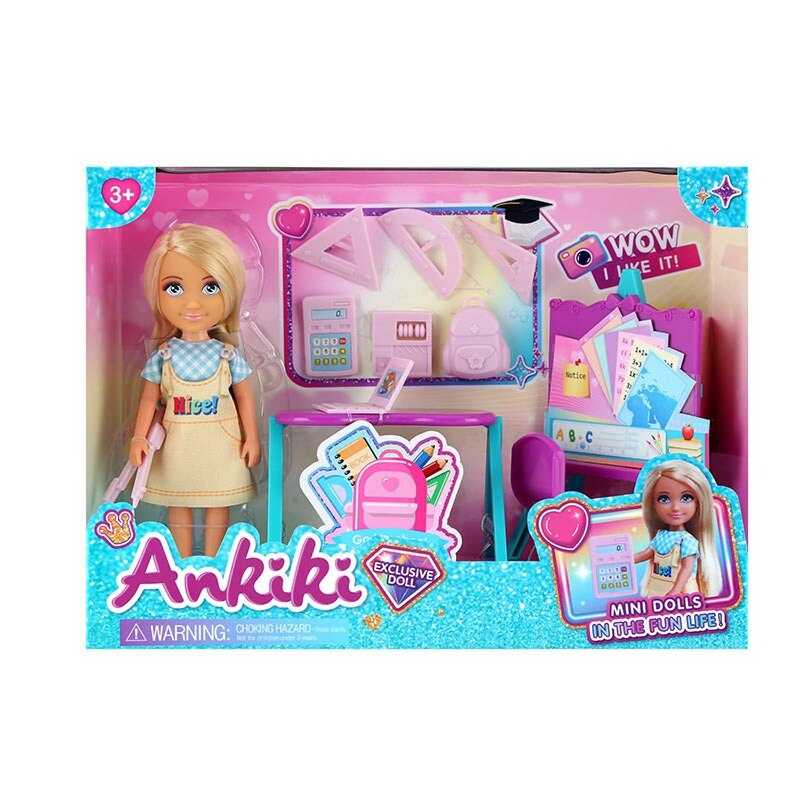 Лялька з аксесуарами 606022 (48) висота ляльки - 13 см, аксесуари, прошите волосся, гумова голова, в коробці Лялька з аксесуарами 606022 (48) висота ляльки - 13 см, аксесуари, прошите волосся, гумова голова, в коробці