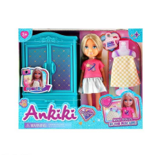 Лялька з аксесуарами 606030 (60) висота ляльки - 13 см, шафа, сукня, в коробці