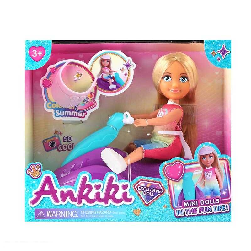 Лялька з аксесуарами 606050 (72) висота ляльки - 13 см, водний мотоцикл, козирок, в коробці