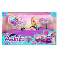 Лялька з аксесуарами 606060 (24) висота 13 см, рухомі кінцівки, прошите волосся, автомобіль, знімний одяг, в коробці