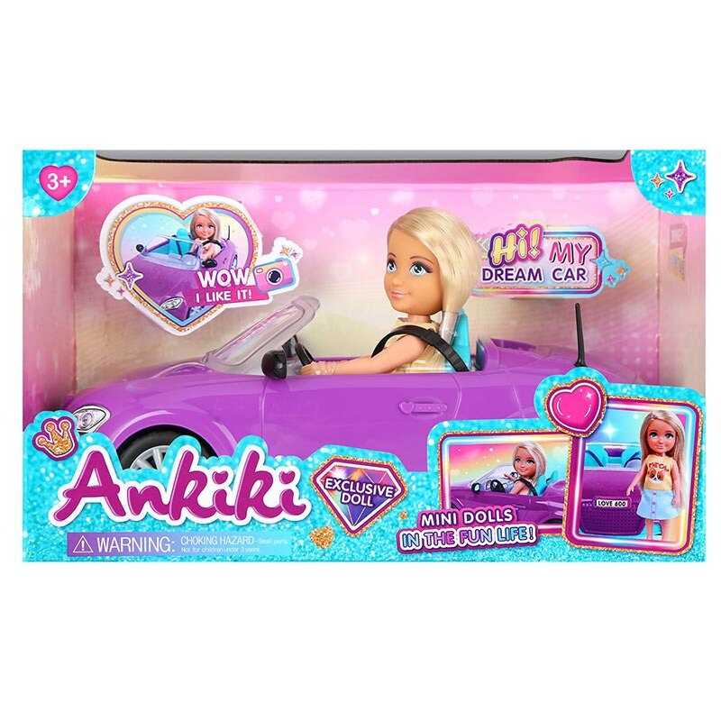 Лялька з аксесуарами 606060 (24) висота 13 см, рухомі кінцівки, прошите волосся, автомобіль, знімний одяг, в коробці