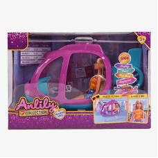 Лялька з аксесуарами 616261 (8) висота ляльки - 30 см, вертоліт, в коробці