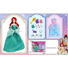 Лялька з аксесуарами 91062 D (24) висота 30 см, діадеми, сережки, намиста, гребінець, сукні, туфлі, в коробці