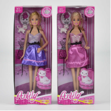 Лялька з улюбленцем 99128 (72/2) 2 види, в коробці