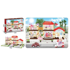 Ляльковий будинок 326 D 137 (12) DIY, 123 елементи, мелодія, наліпки, 2 ляльки, мопед, машинка, меблі, коробці